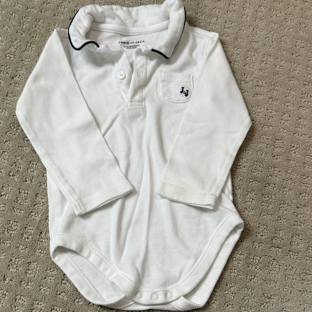Janie and Jack Peter Pan Collared Bodysuit